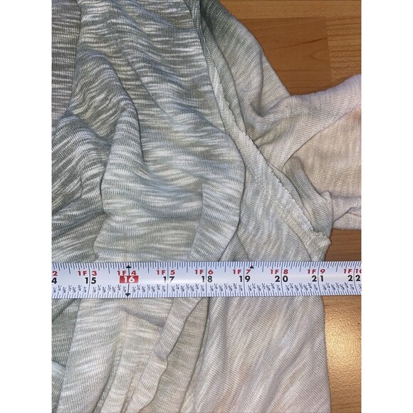 HardTail‎ Drape Neck Long Sleeve Top Size M Green Melon Ombré Long Pullover - Picture 10 of 13